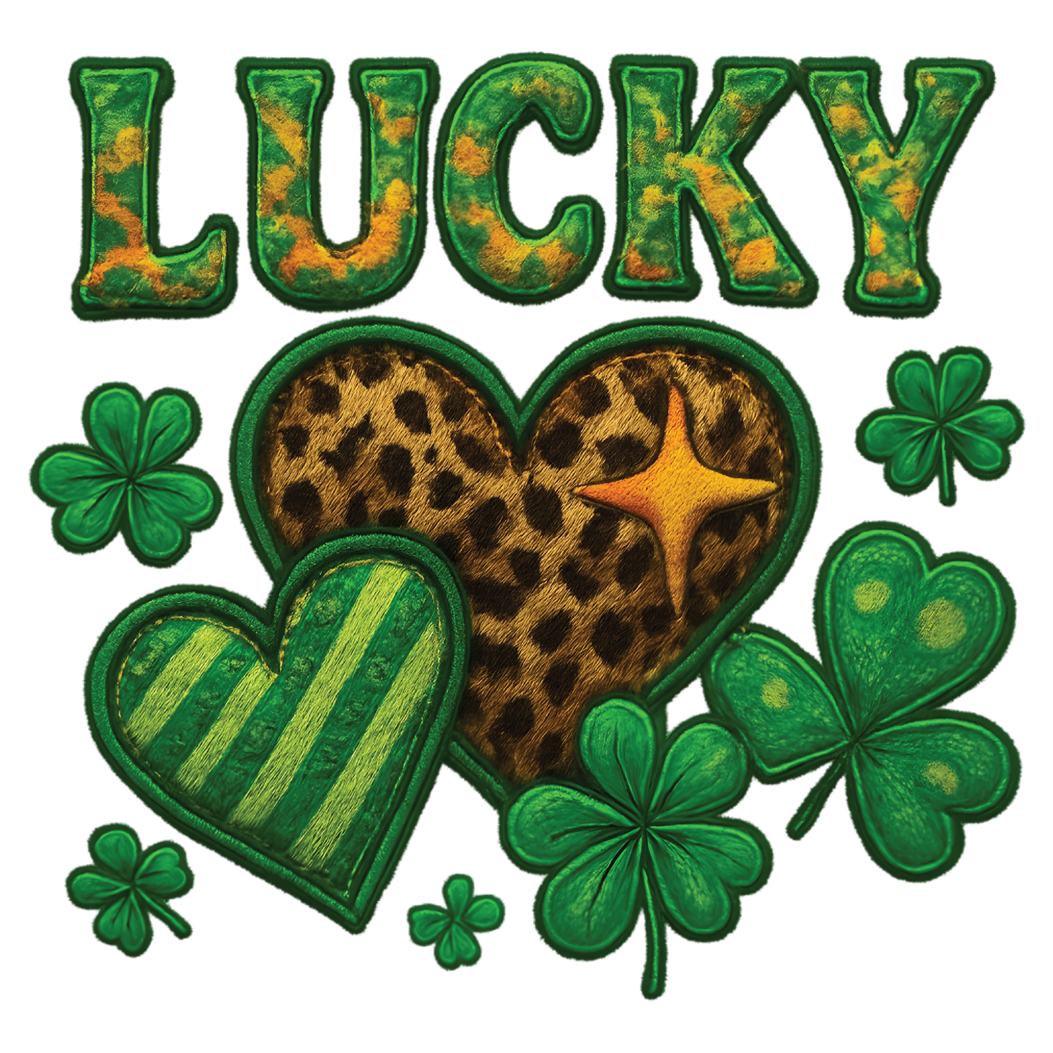 St. Patrick's Day 113 - Lucky St Patricks Day Hearts 138724842 Lucky St. Patrick'S Day Hearts Png