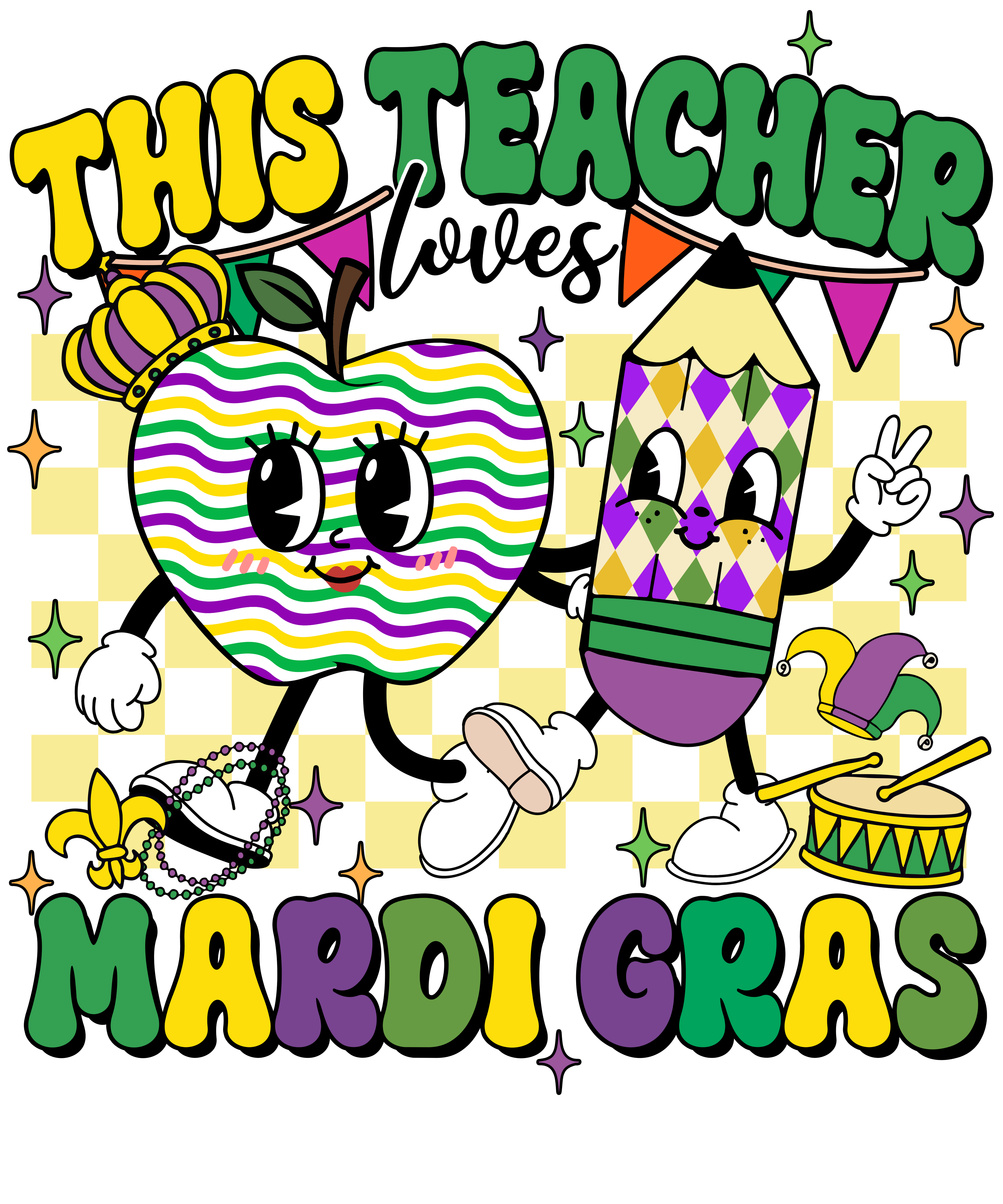 Mardi Gras 971 - Or 312025 Vtn This Teacher Loves Mardi Gras