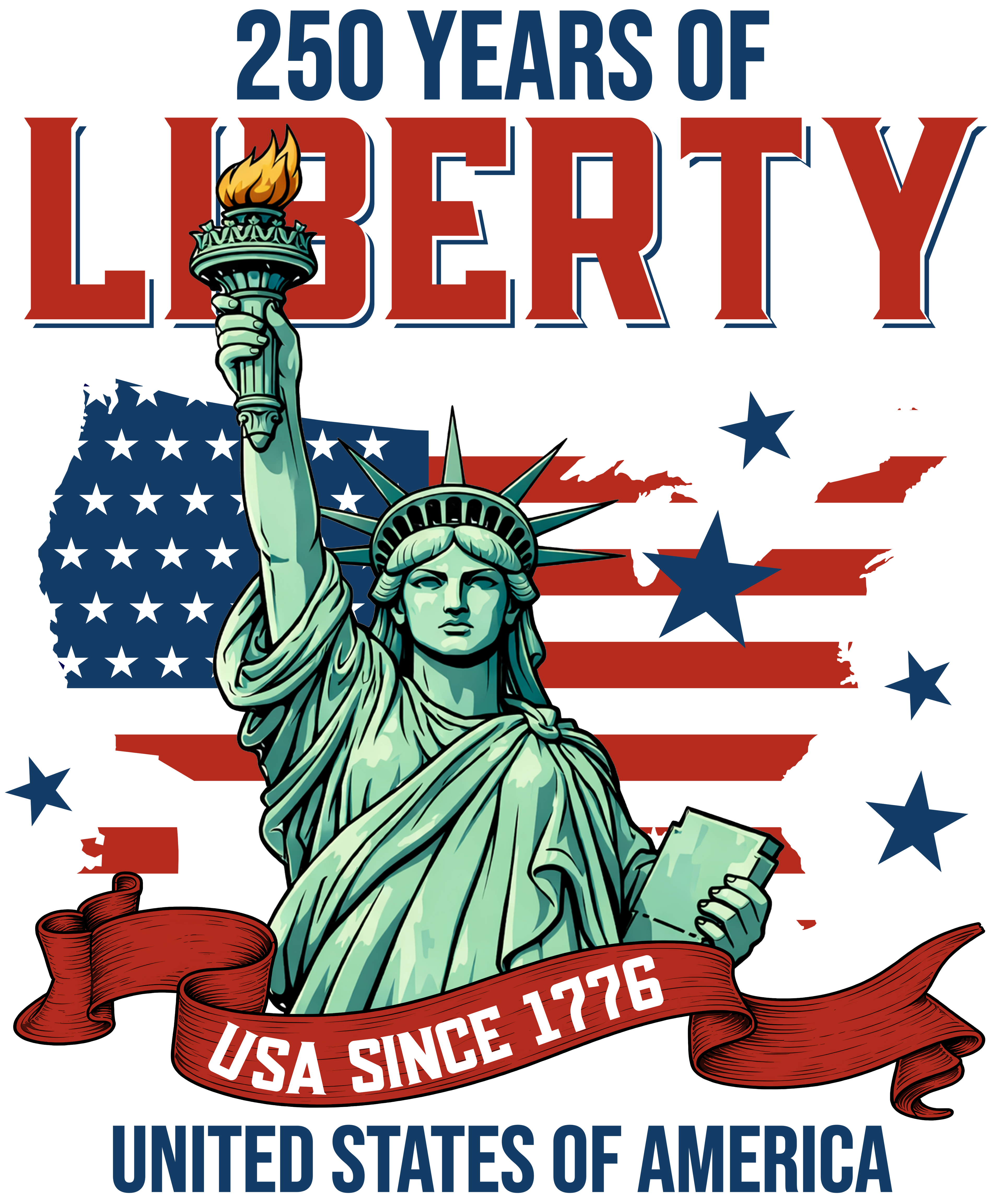 4th of July 440 - Or 06032026 Nhuy 250 Years Of Liberty 250th Usa