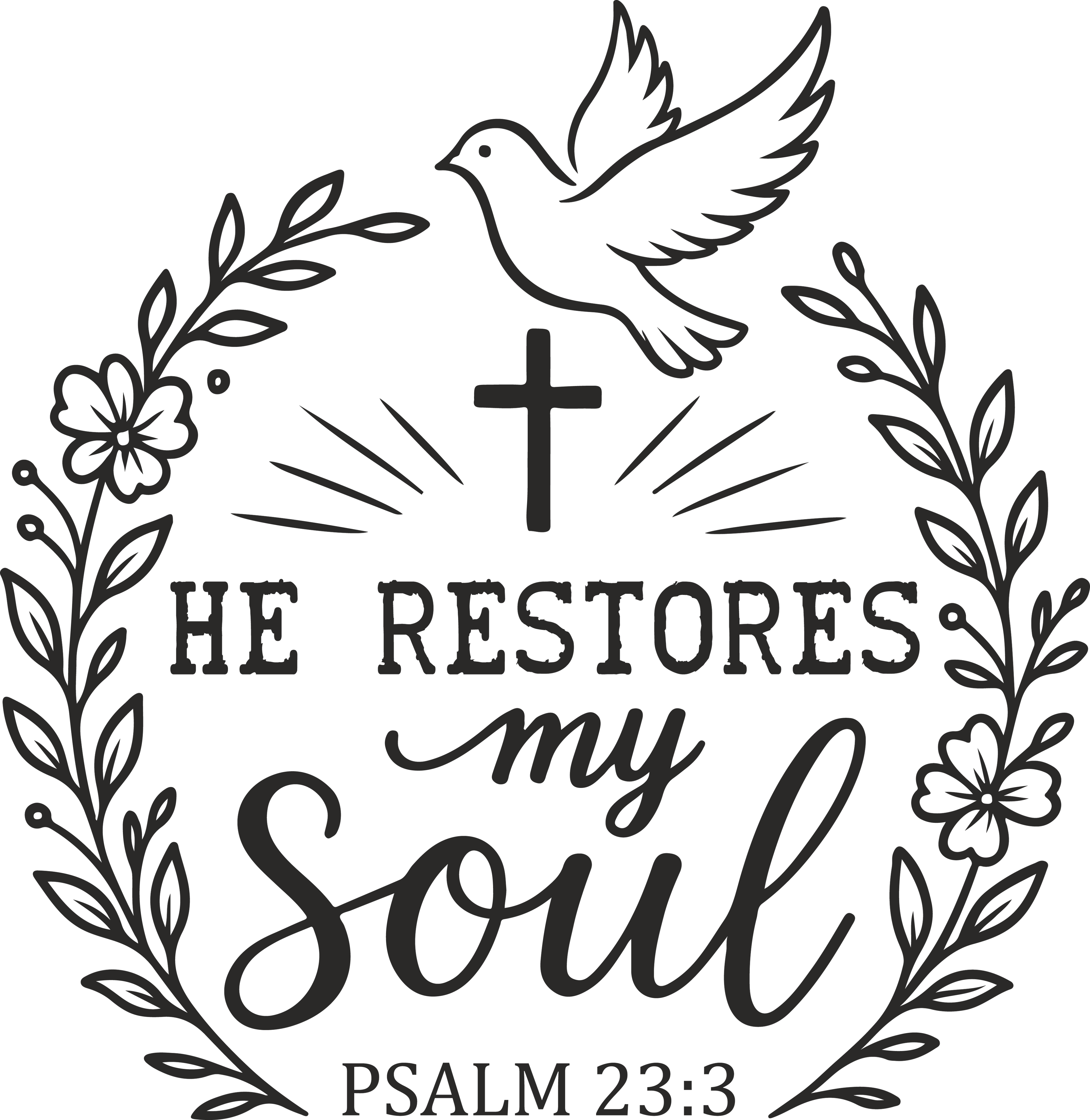 Christian 300 - He Restores My Soul