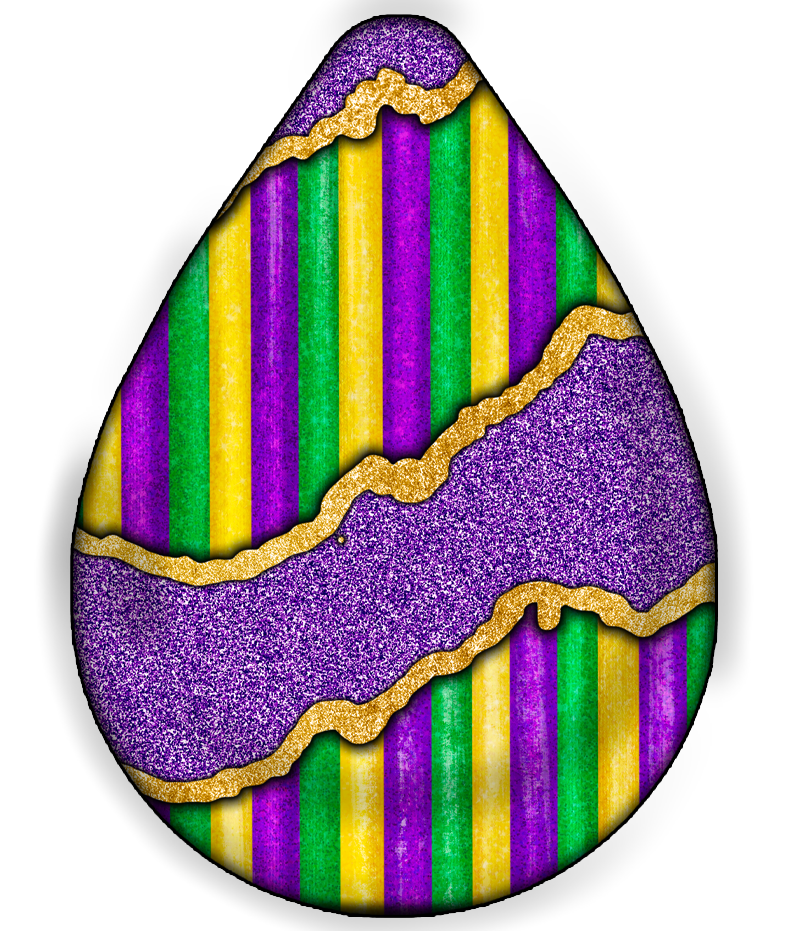 Mardi Gras 776 - Mardigrasearringteardrop6