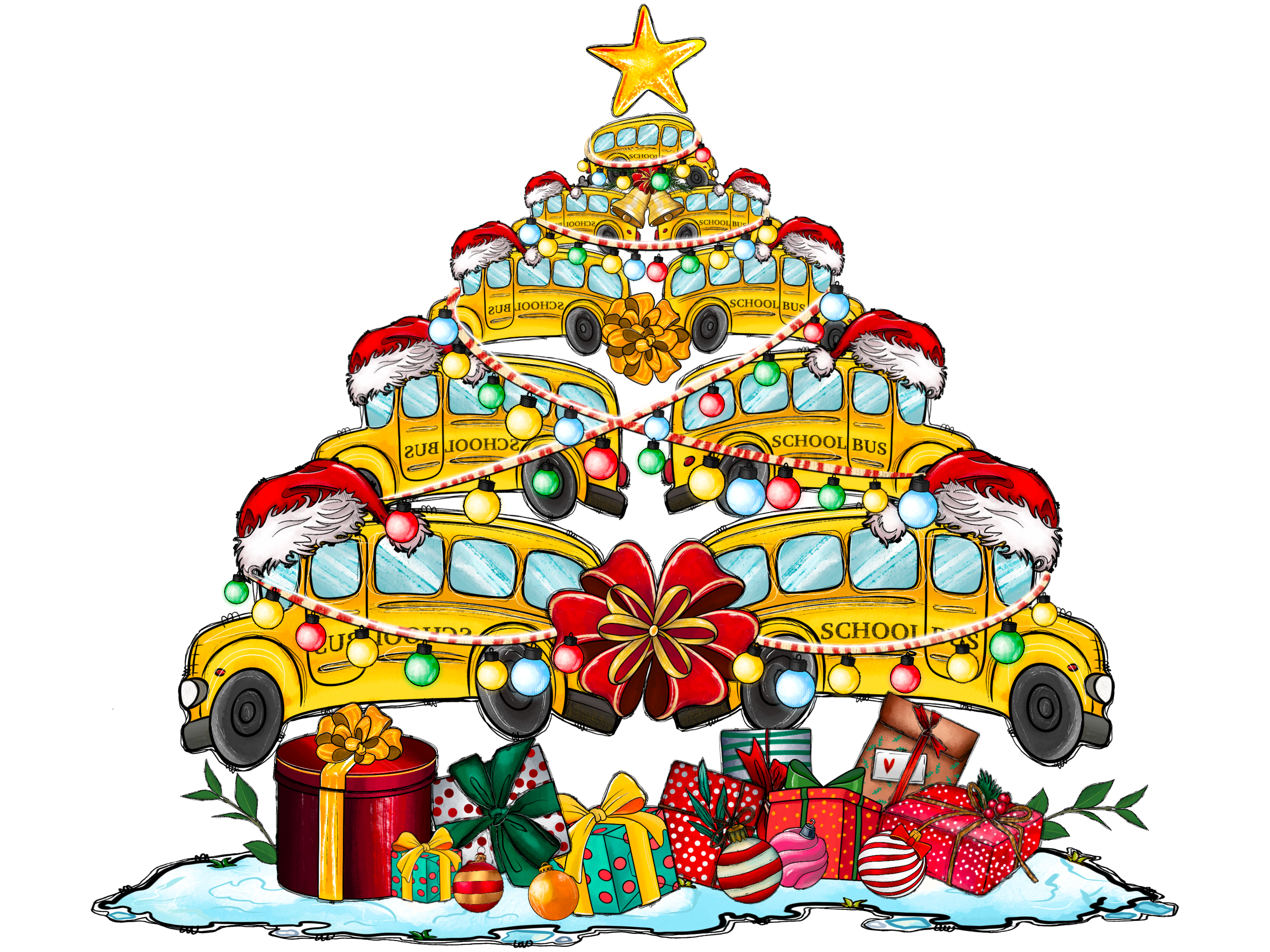 Teacher 474 - Merrychristmasschoolbus