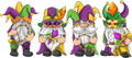 Mardi Gras 437 - Gnomes Mardi Gras Funny Gnome Gift Womens Girl Kids Long Sleeve T Shirt