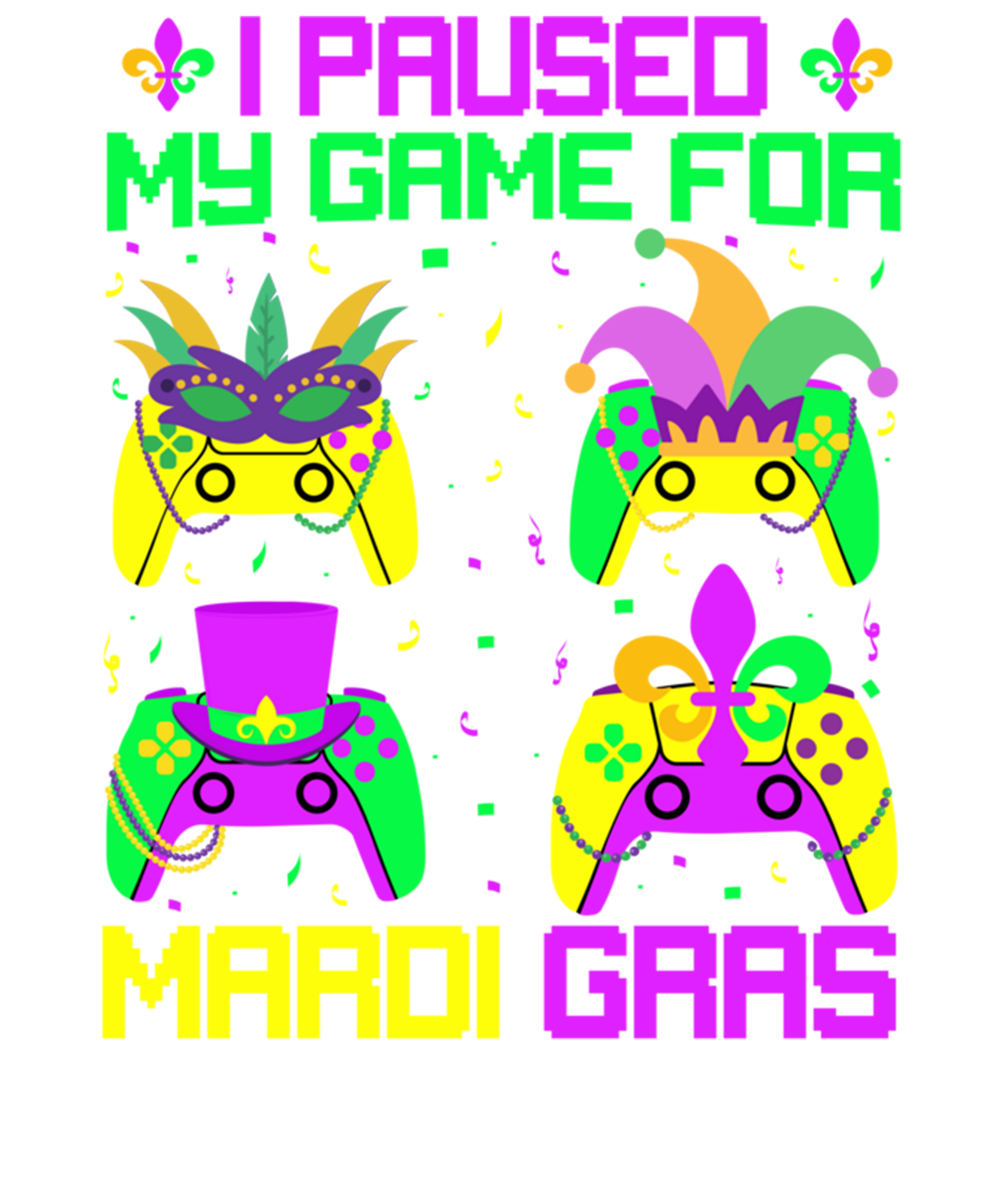 Mardi Gras 464 - I Paused My Game For Mardi Gras Video Game Mardi Gras