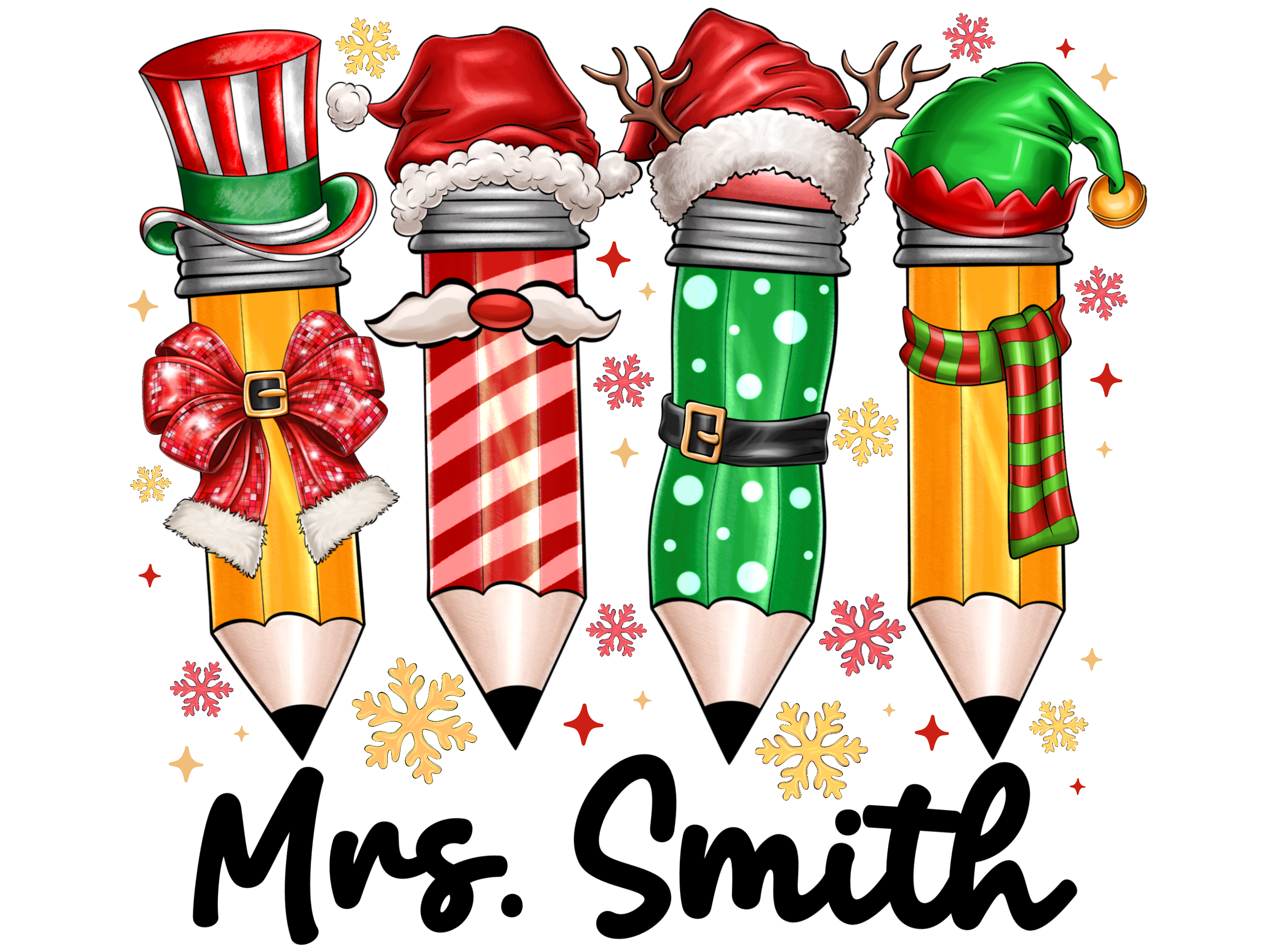 Teacher 172 - Christmaspencils