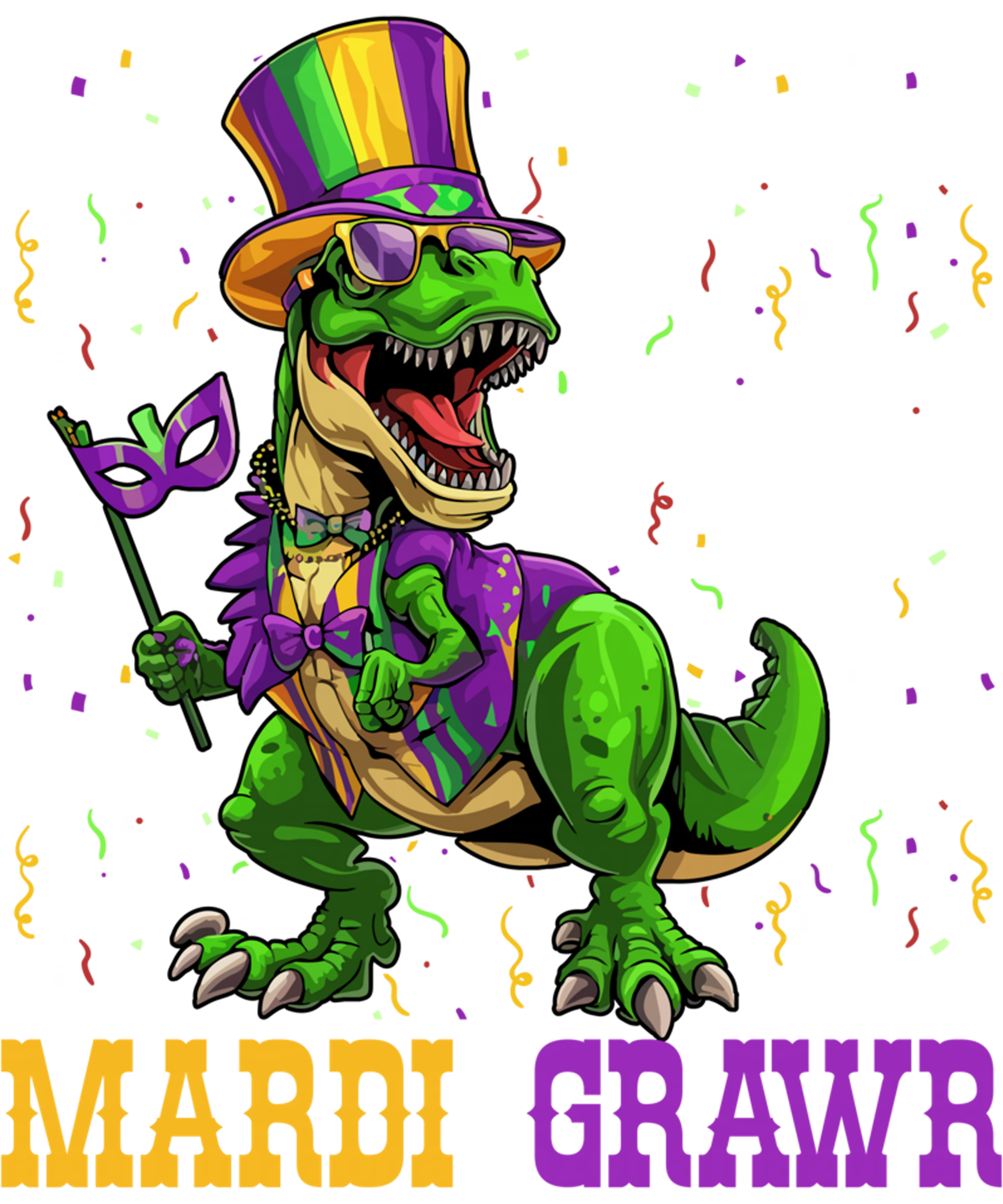 Mardi Gras 683 - Mardi Grawr Sweatshirt
