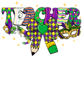 Mardi Gras 961 - Or 30122024 Vtn Coquette Bow Teacher Mardi Gras
