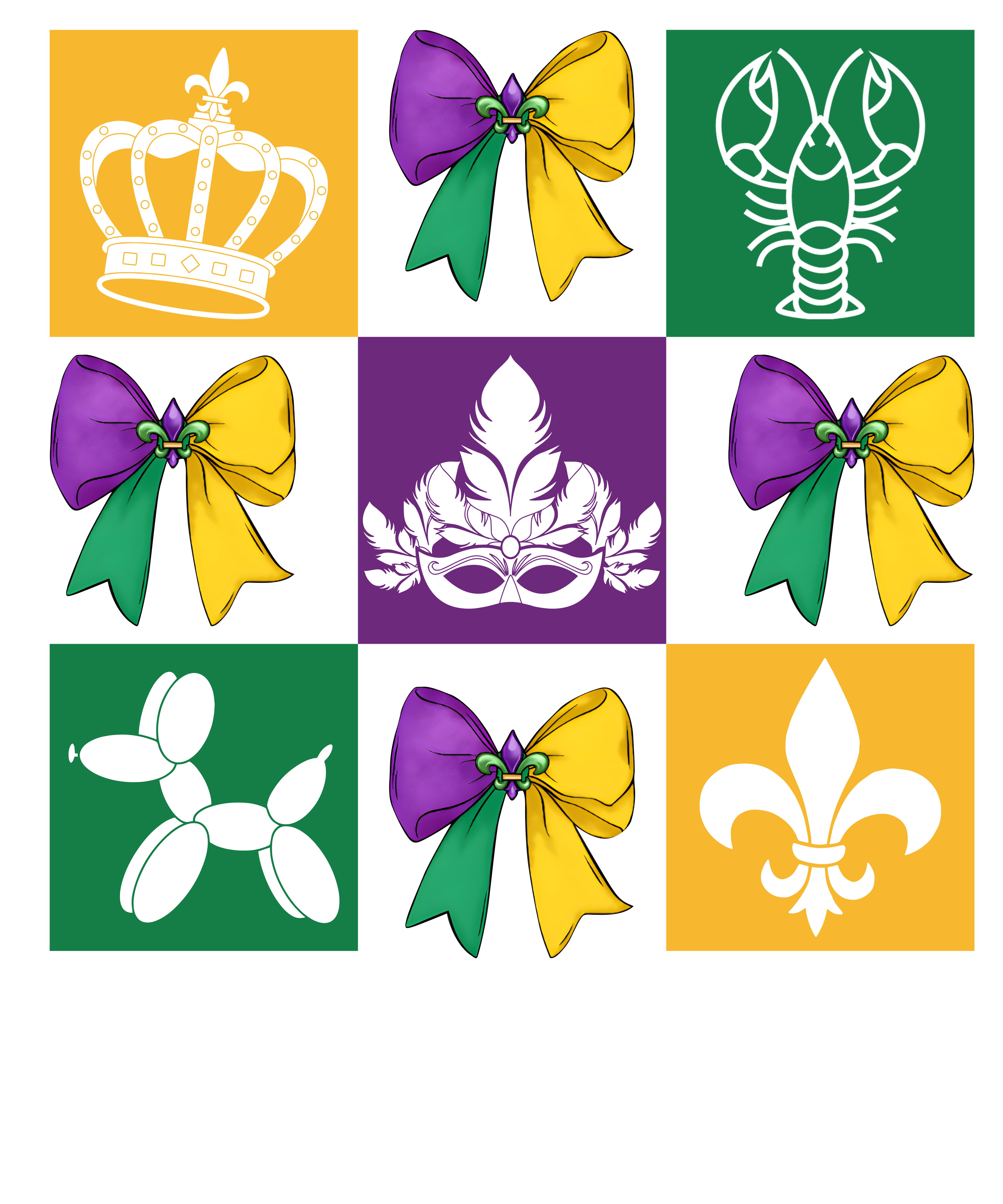 Mardi Gras 947 - Or 26122024 Vtn Coquette Bow Mardi Gras