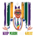 Mardi Gras 843 - Merch Keep Mardi Gras Great Trump Mardi Gras 2025 Flag Usa Funny T Shirt
