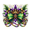 Mardi Gras 711 - Mardi Gras Coquette Bow Png 111295373 Mardi Gras Coquette Bow Png