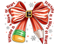 Teacher 690 - Teacherchristmasbow