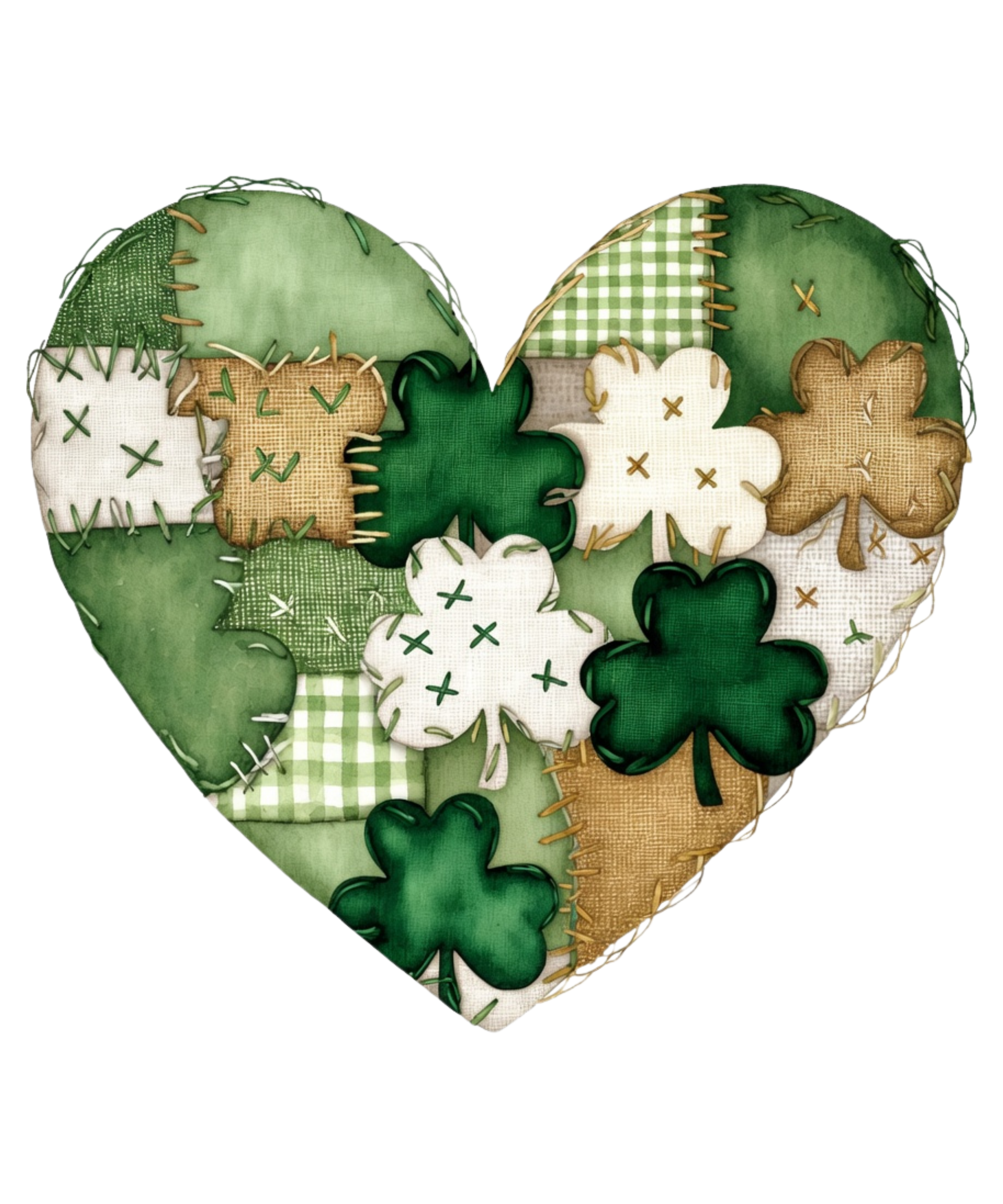 St. Patrick's Day 114 - Patchwork Saint Patricks Day Heart 138724863 Patchwork Saint Patrick Day Heart