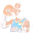 Randomness 1520 - Shai Gilgeous Alexander Halftone