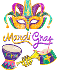 Mardi Gras 1033 - Vintage Marti Gras Party Festival Fun Sweatshirt