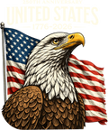4th of July 544 - United States 250th Anniversary 1776 2026 Patriotic Eagle Sweatshirt