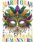 Mardi Gras 632 - Mardi Gras Mask Masquerade Manners Carnival Parades Sweatshirt (1)