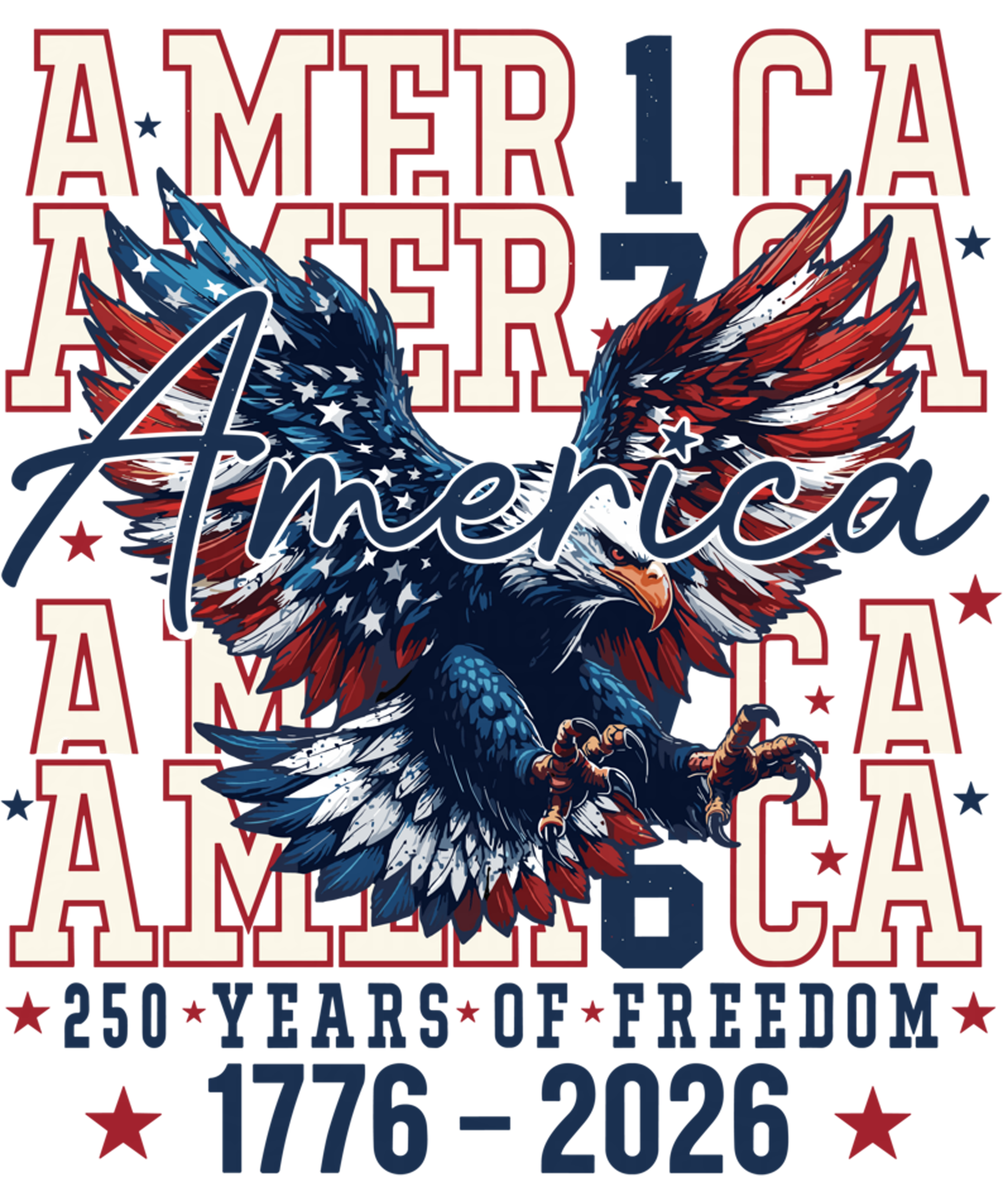 4th of July 38 - 250 Years American 1776 Usa Patriotic 4th July Men Women Sweatshirt