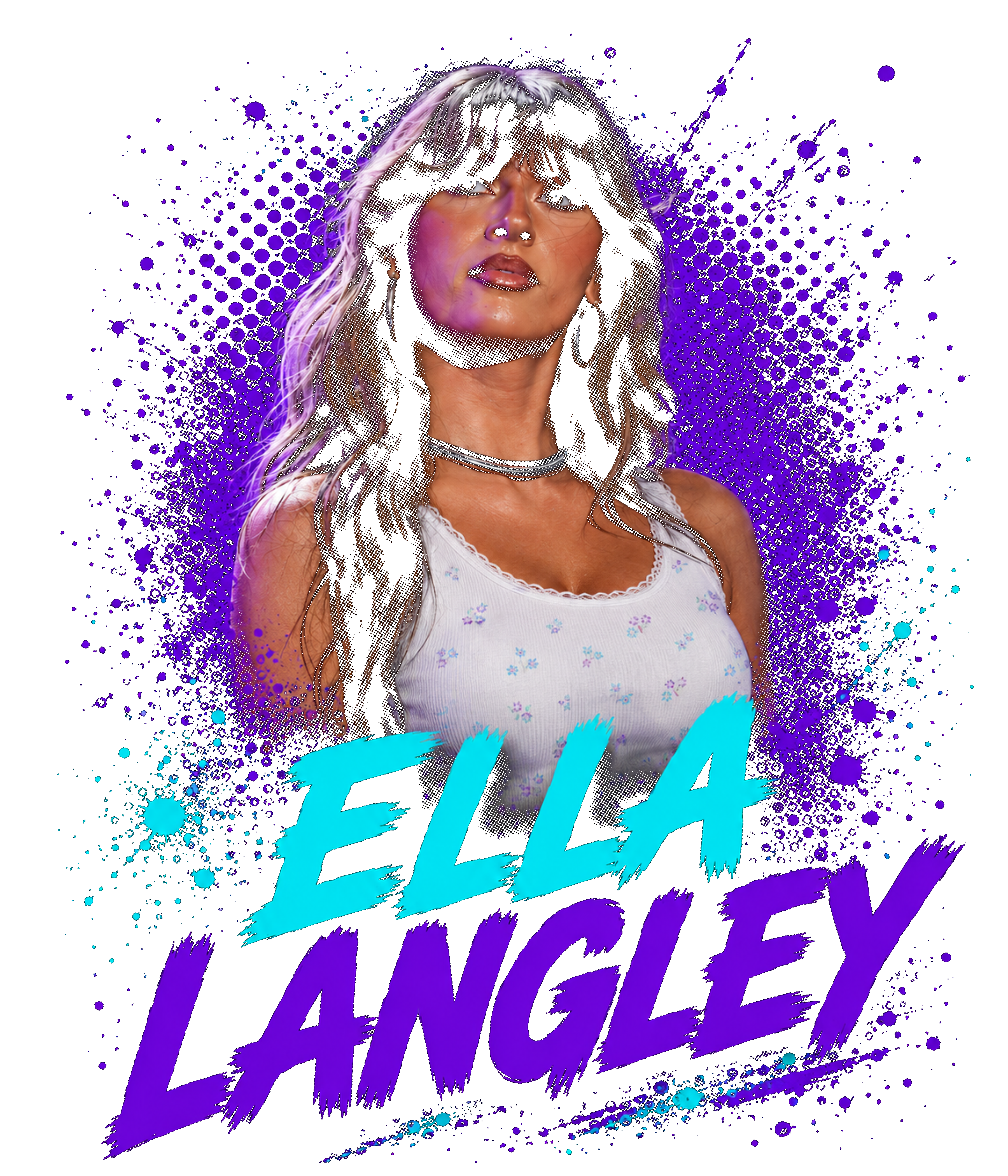 Randomness 606 - Ella Langley Halftone Bright