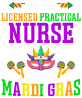 Mardi Gras 531 - Licensed Practical Nurse Loves Mardi Gras   Lpn Fat Tuesdays Sweatshirt