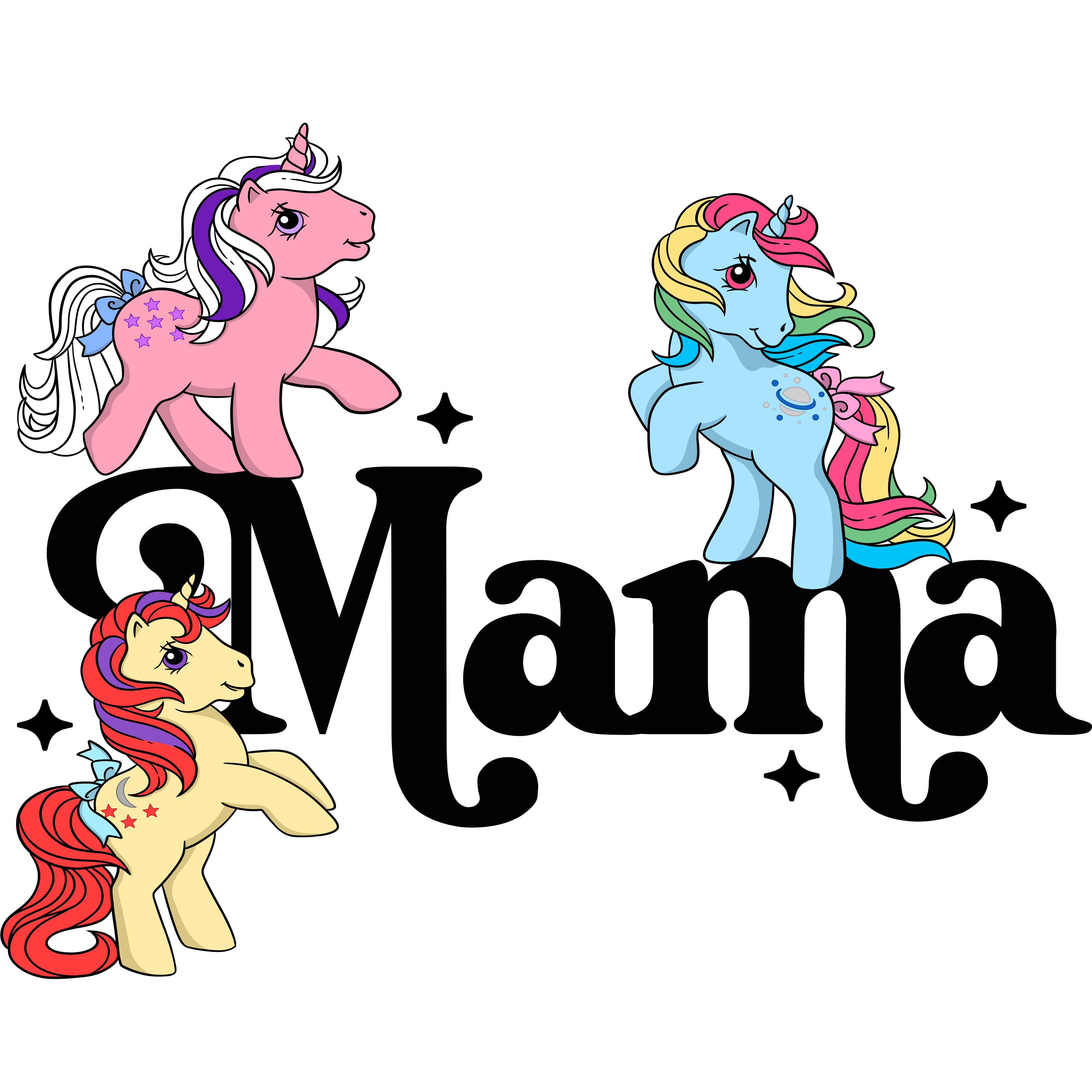 Randomness 1328 - Pony Mama Black