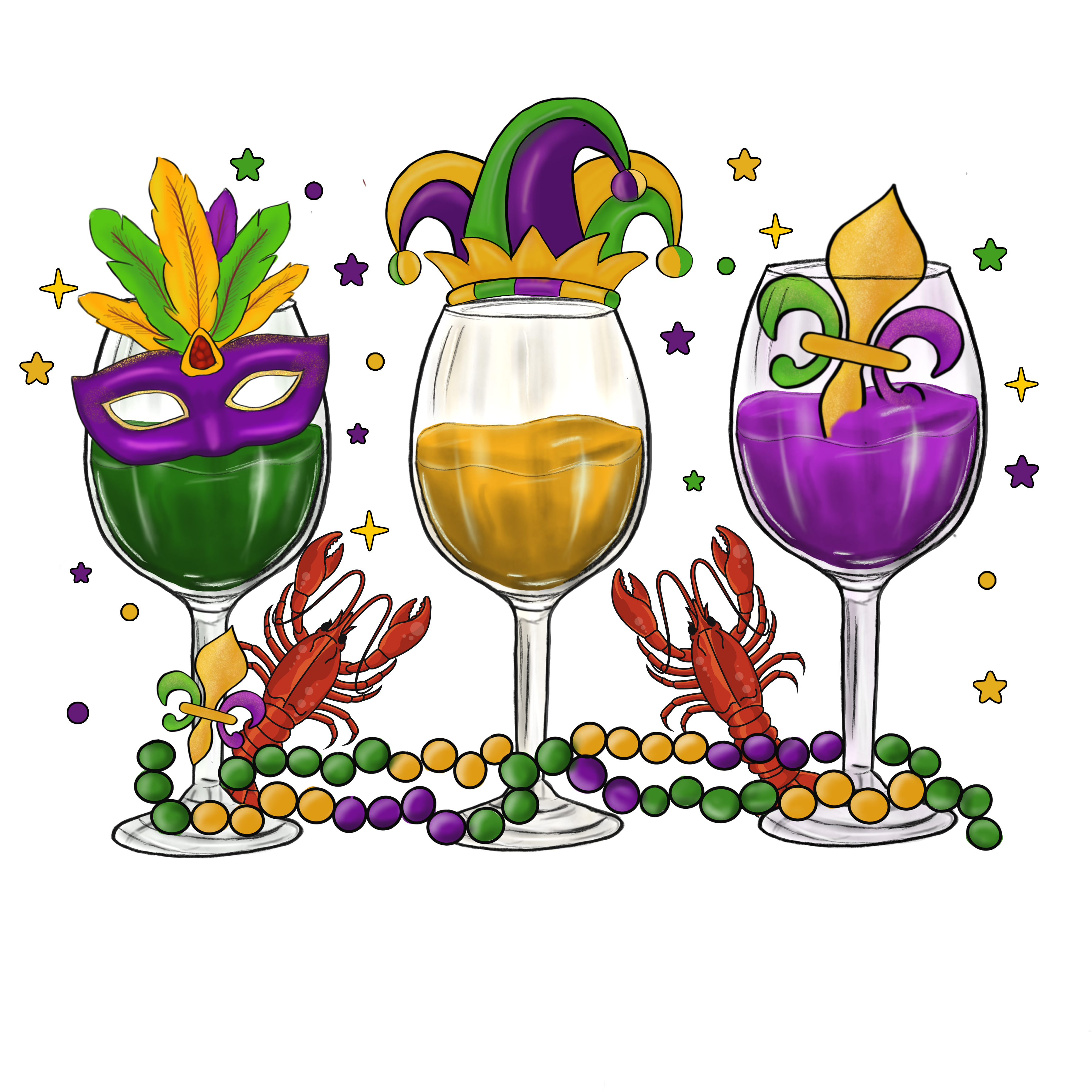 Mardi Gras 581 - Mardi Gras Bundle Mardi Gras Wine