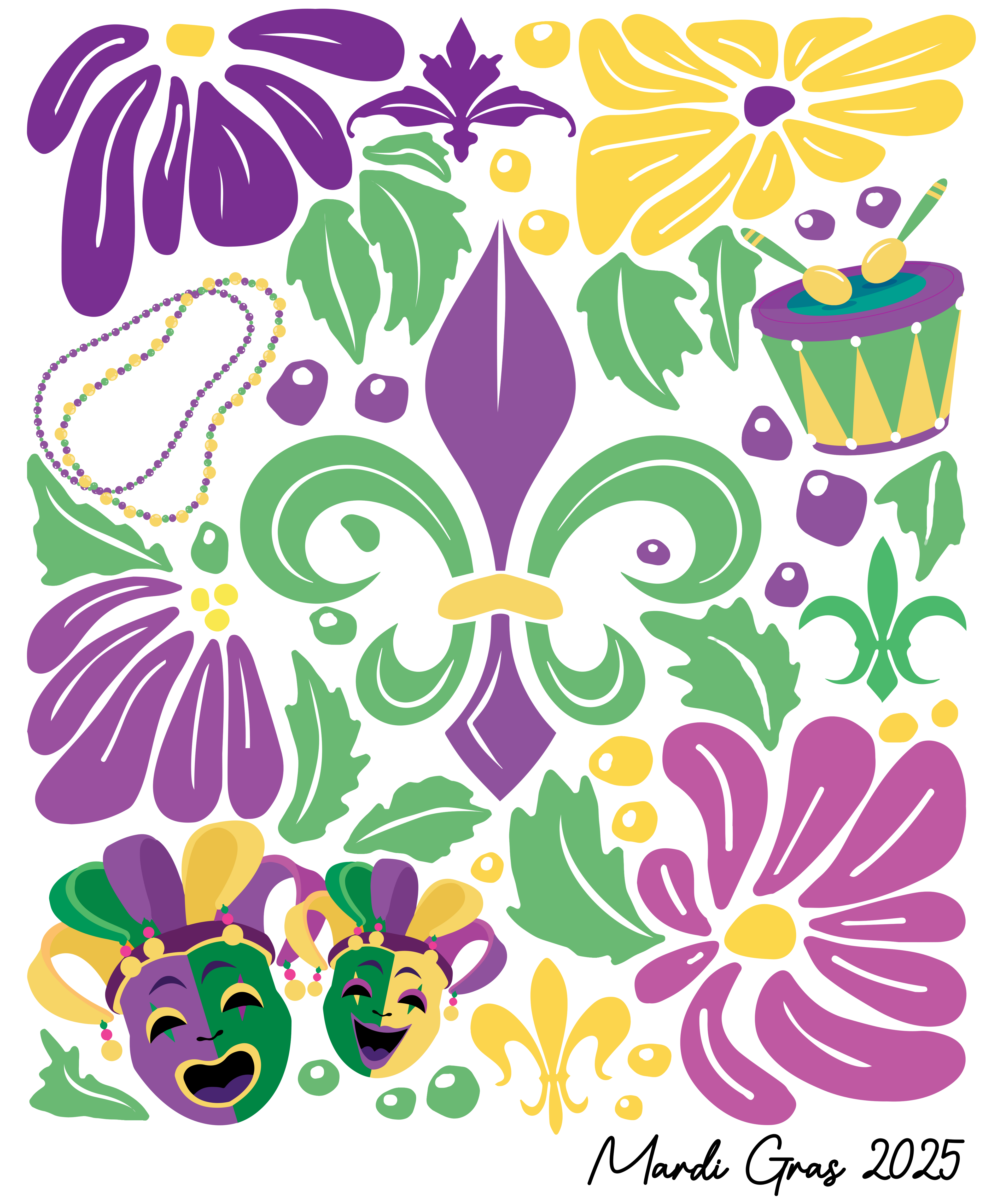 Mardi Gras 917 - Or 21122024 Vtn Vintage Boho Mardi Gras