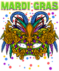 Mardi Gras 638 - Mardi Gras New Orleans Carnival Halloween Sweatshirt
