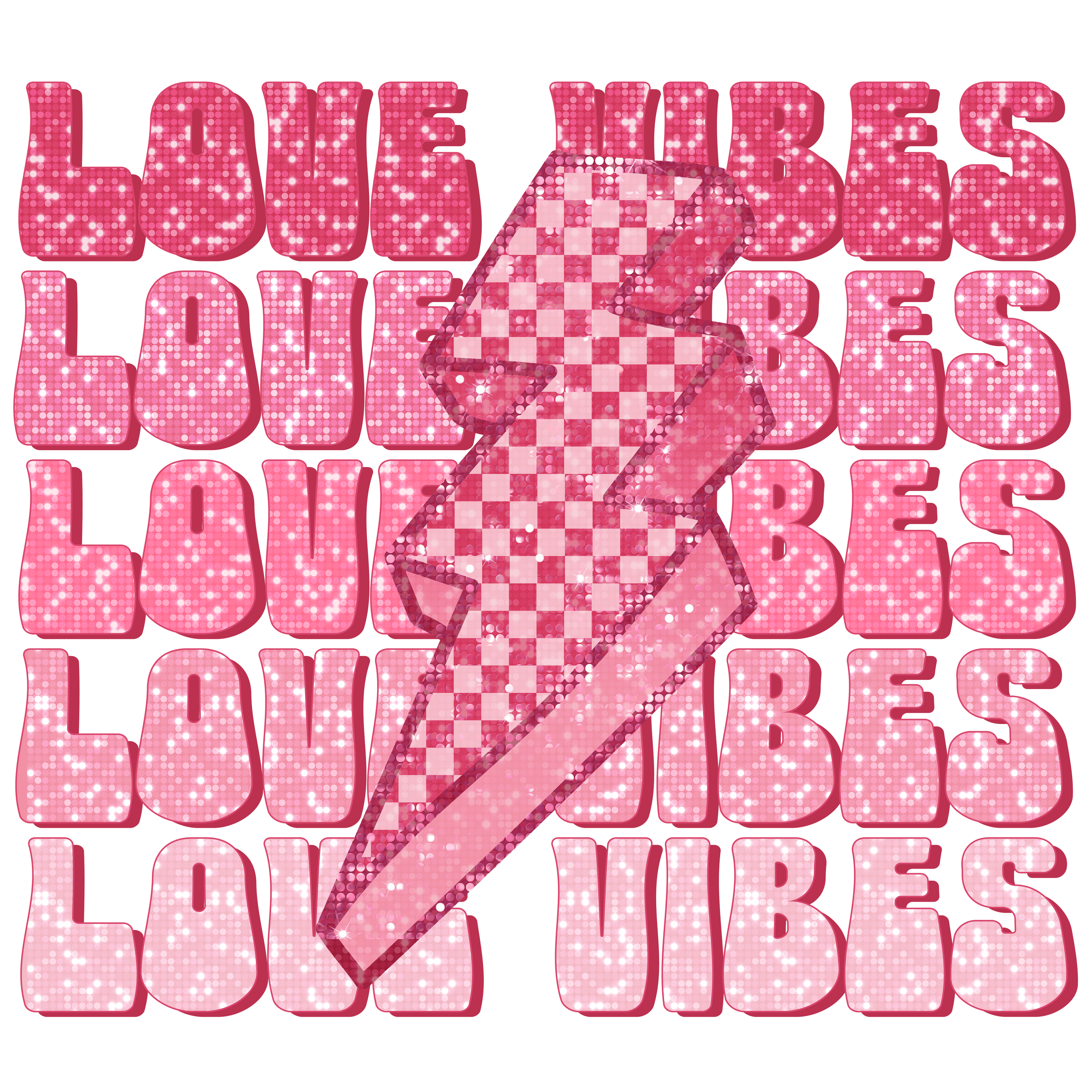 Valentine's Day 72 - Love Vibes Glitter