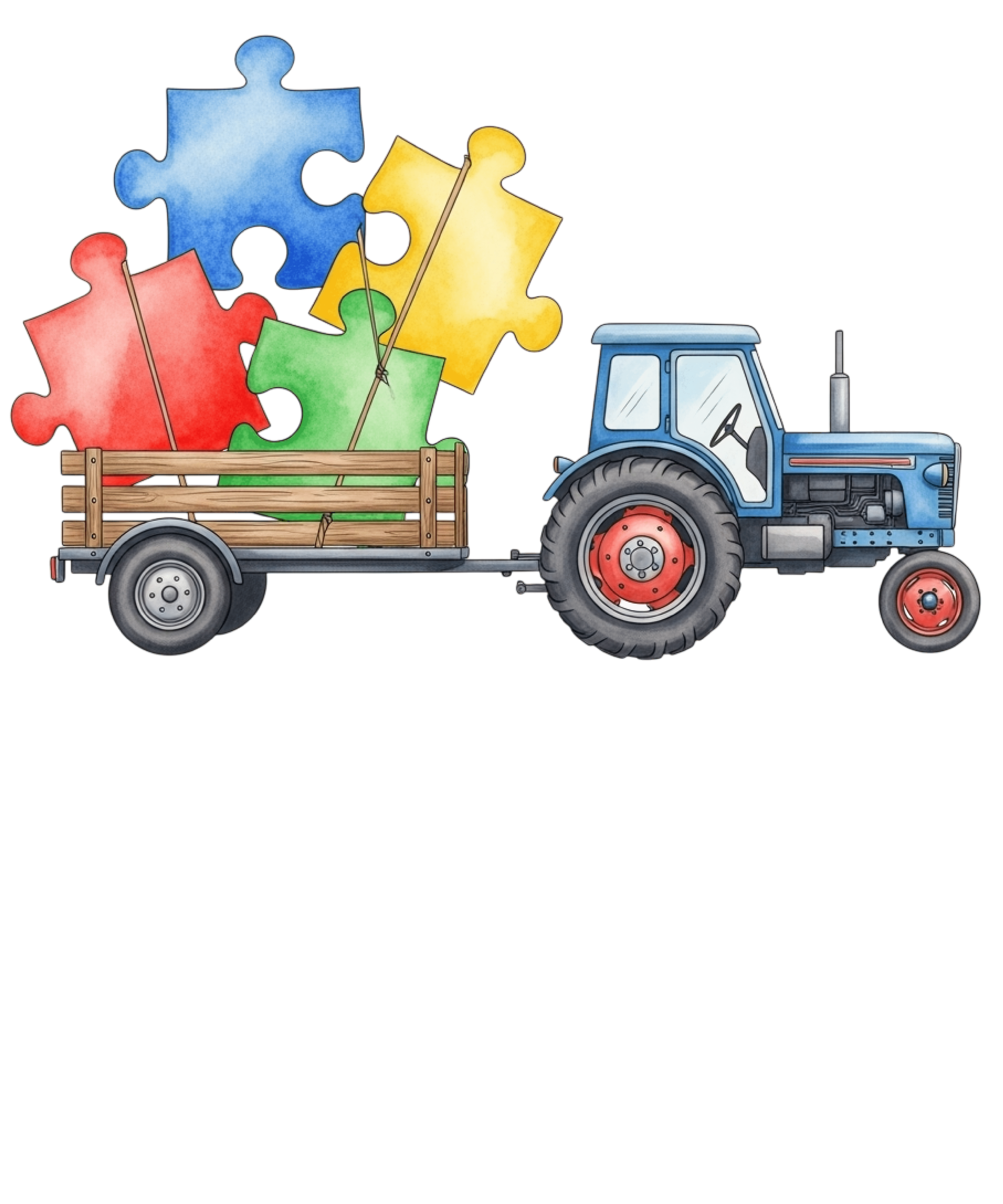 Autism 373 - Copy Of 12. Awareness Ribbon Mjigsaw Puzzle Pieces
