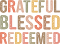 Christian 263 - Grateful Blessed Redeemed
