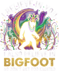 Mardi Gras 396 - Funny I Believe In Bigfoot Mardi Gras Forest Retro Humor Sweatshirt (2)