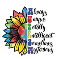 Autism 822 - Copy Of Autism Bow Png Puzzle Piece Bow