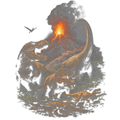 Randomness 539 - Dinosaur Scene Halftone