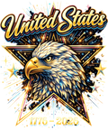 4th of July 59 - 250th Anniversary Usa Eagle Patriots Land Of The Free 1776 Sweatshirt