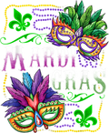 Mardi Gras 631 - Mardi Gras Mask Design Gift Party Outfit For Kids I Adults T Shirt