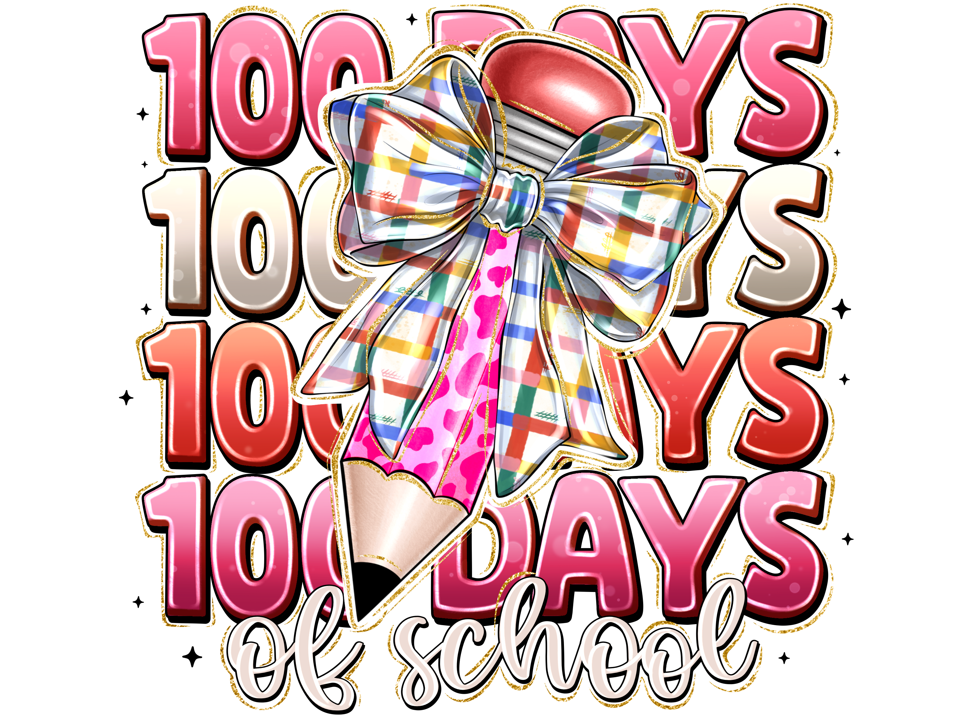 Teacher 35 - 100daysofschoolpencilbow