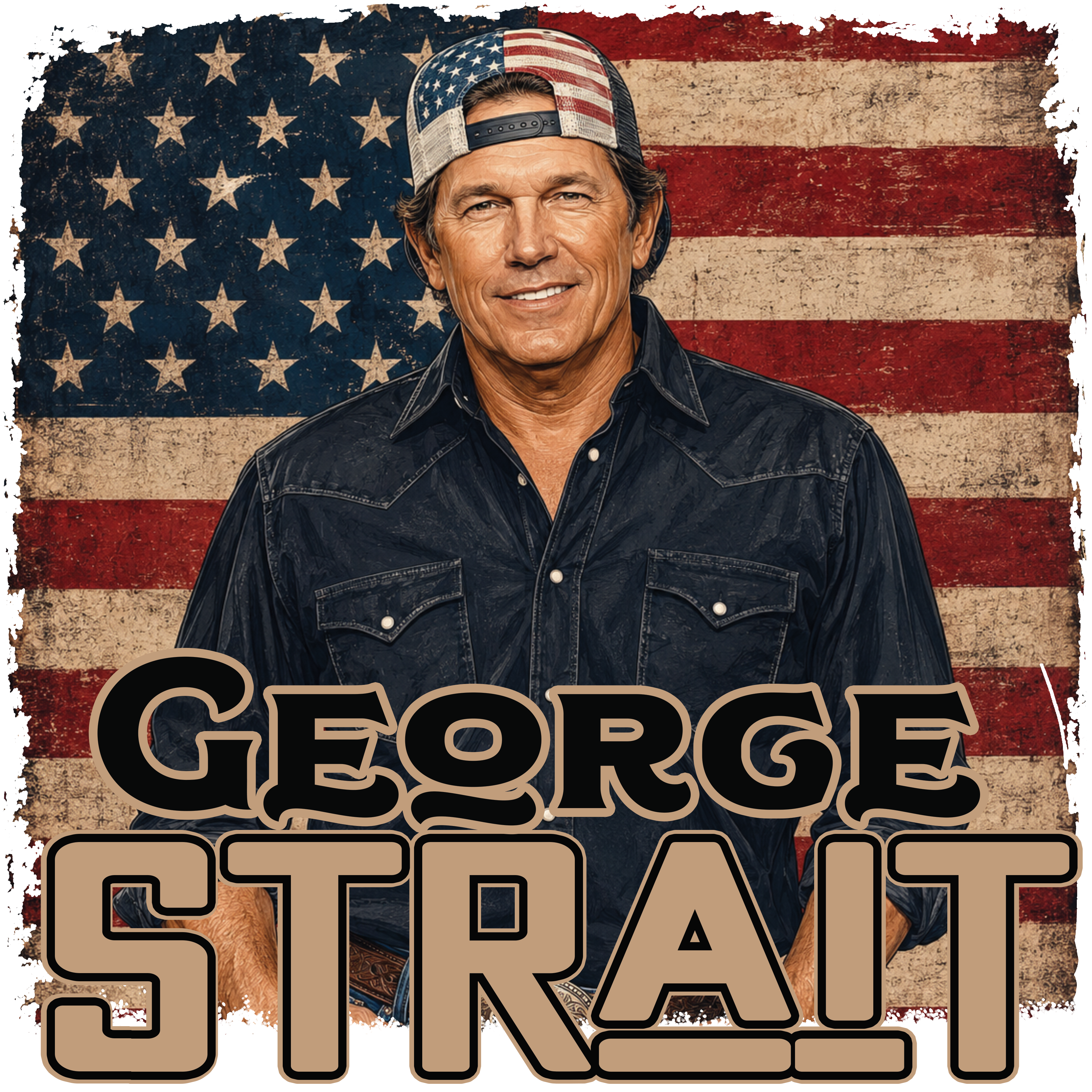 Randomness 703 - George Strait Usa Back
