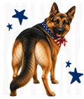 Randomness 704 - German Shepherd Back Usa