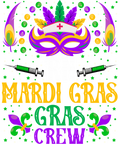 Mardi Gras 1001 - Rn Mardi Gras Crew   Registered Nurse Nola Mardi Gras Mask Sweatshirt