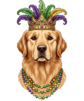 Mardi Gras 413 - Funny Mardi Gras Dog Beads New Orleans Carnival Dog Lovers Sweatshirt