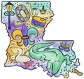 Mardi Gras 539 - Louisiana Mardi Gras Watercolor Png 87597838 Louisiana Mardigras