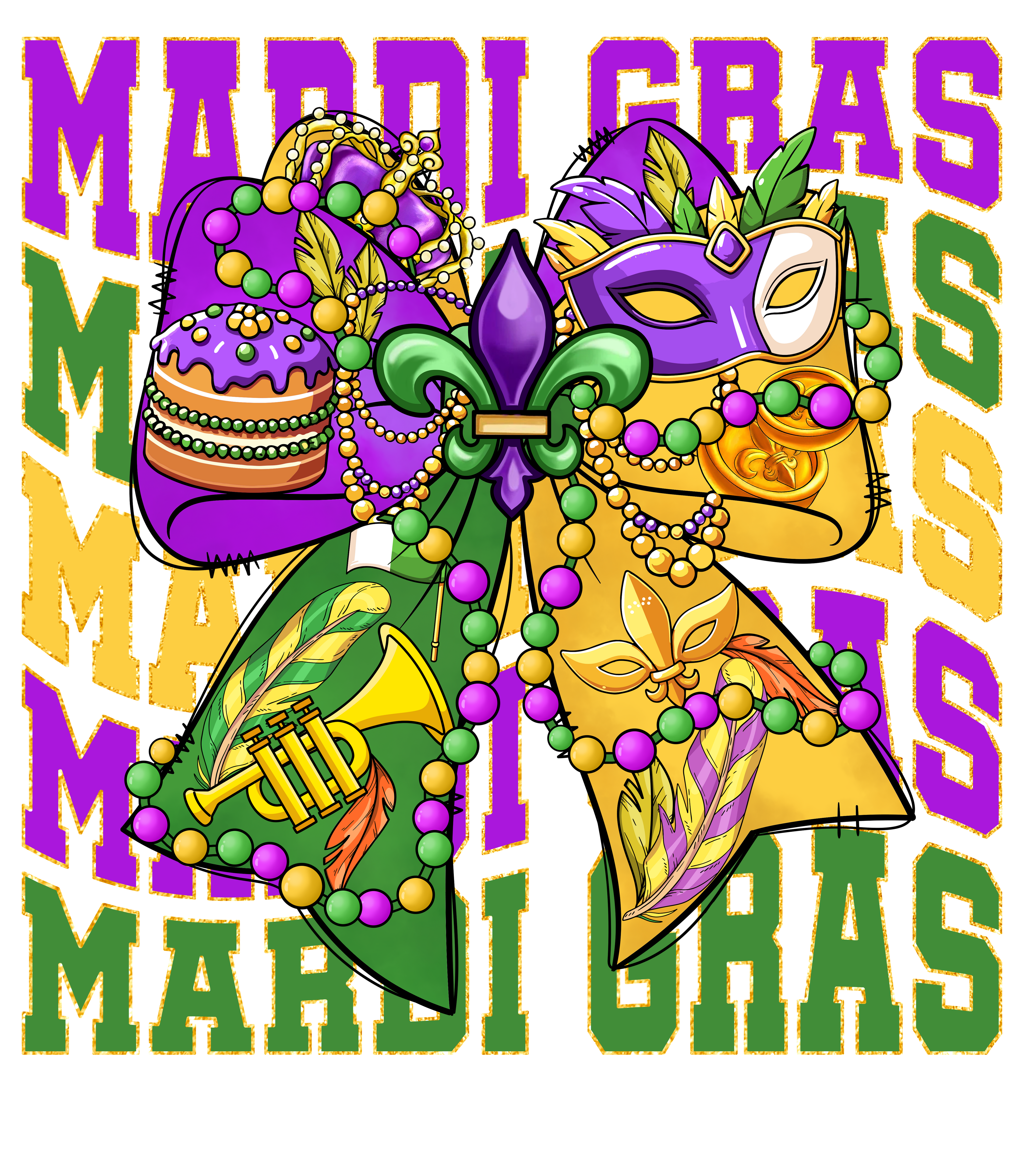 Mardi Gras 934 - Or 24122024 Nhuy Coquette Bow Mardi Gras 1