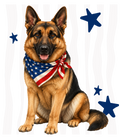 Randomness 707 - German Shepherd Front Usa