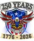 4th of July 32 - 250 Anniversary Usa Patriotic Eagle 250th Independence Day Sweatshirt
