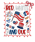 4th of July 445 - Or 06062025 Nhuy Red White And Due Nicu Nurse America 4th Of July
