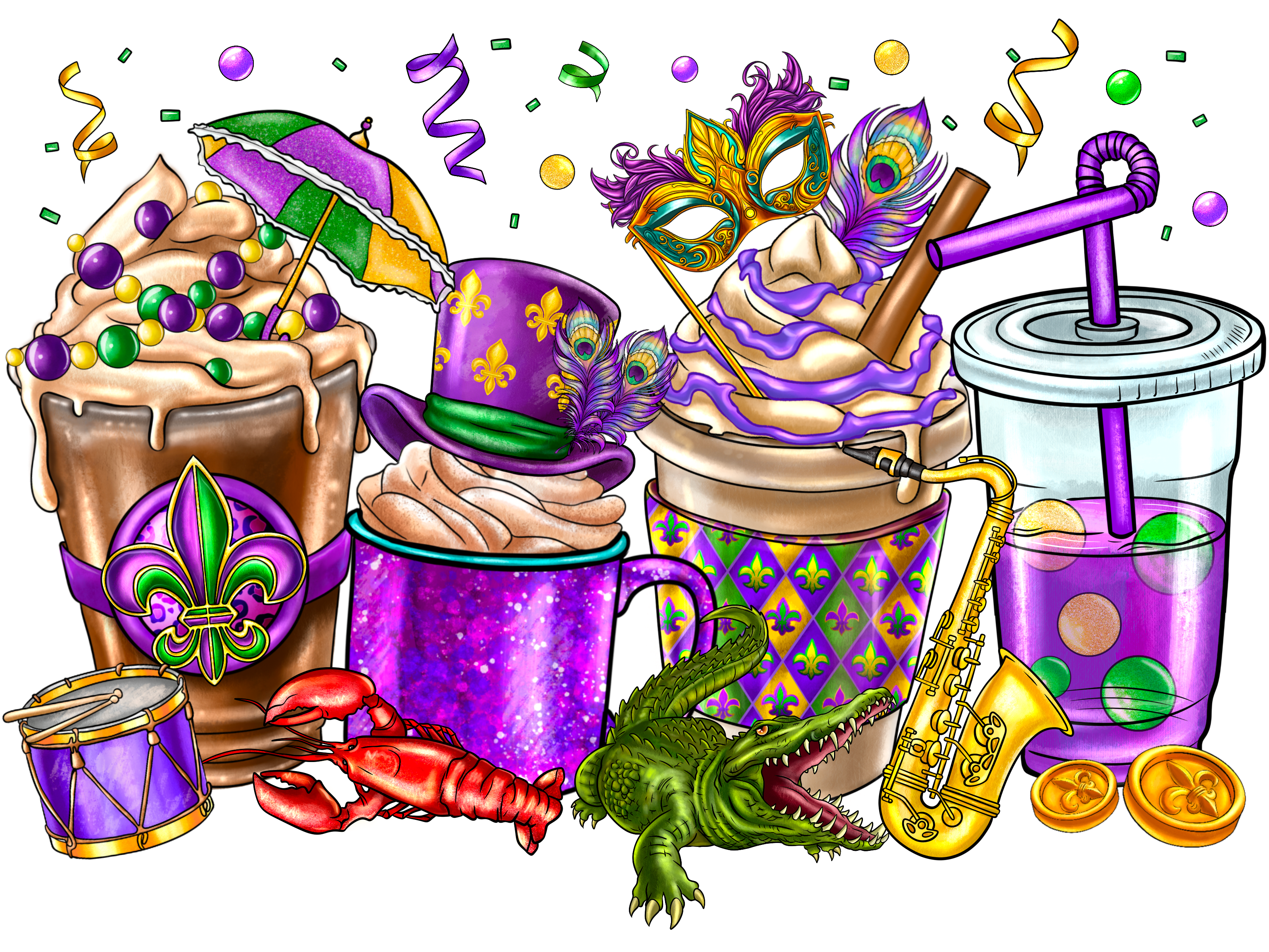 Mardi Gras 742 - Mardigrascoffeecups