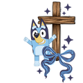 Randomness 894 - Jesus Bluey Sleeve