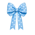 Randomness 339 - Blue Bow White Stars