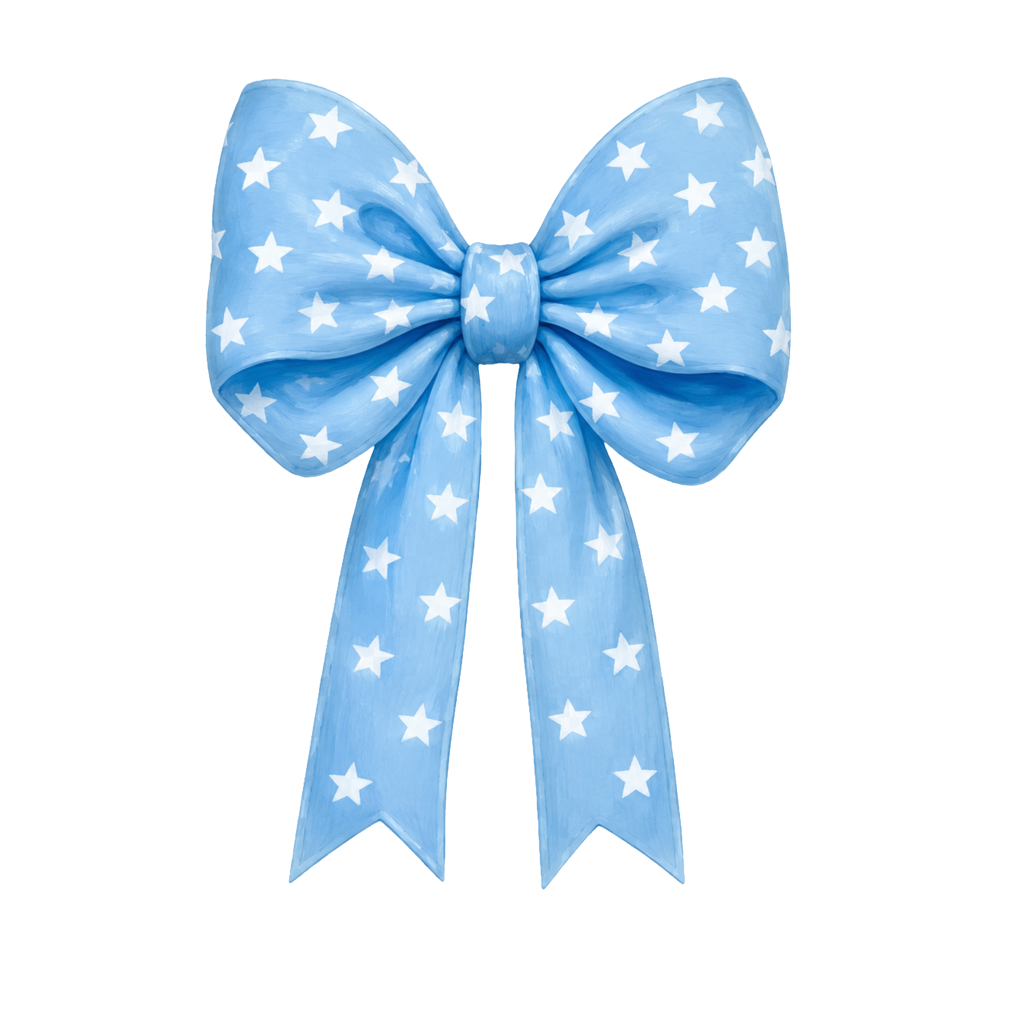 Randomness 339 - Blue Bow White Stars