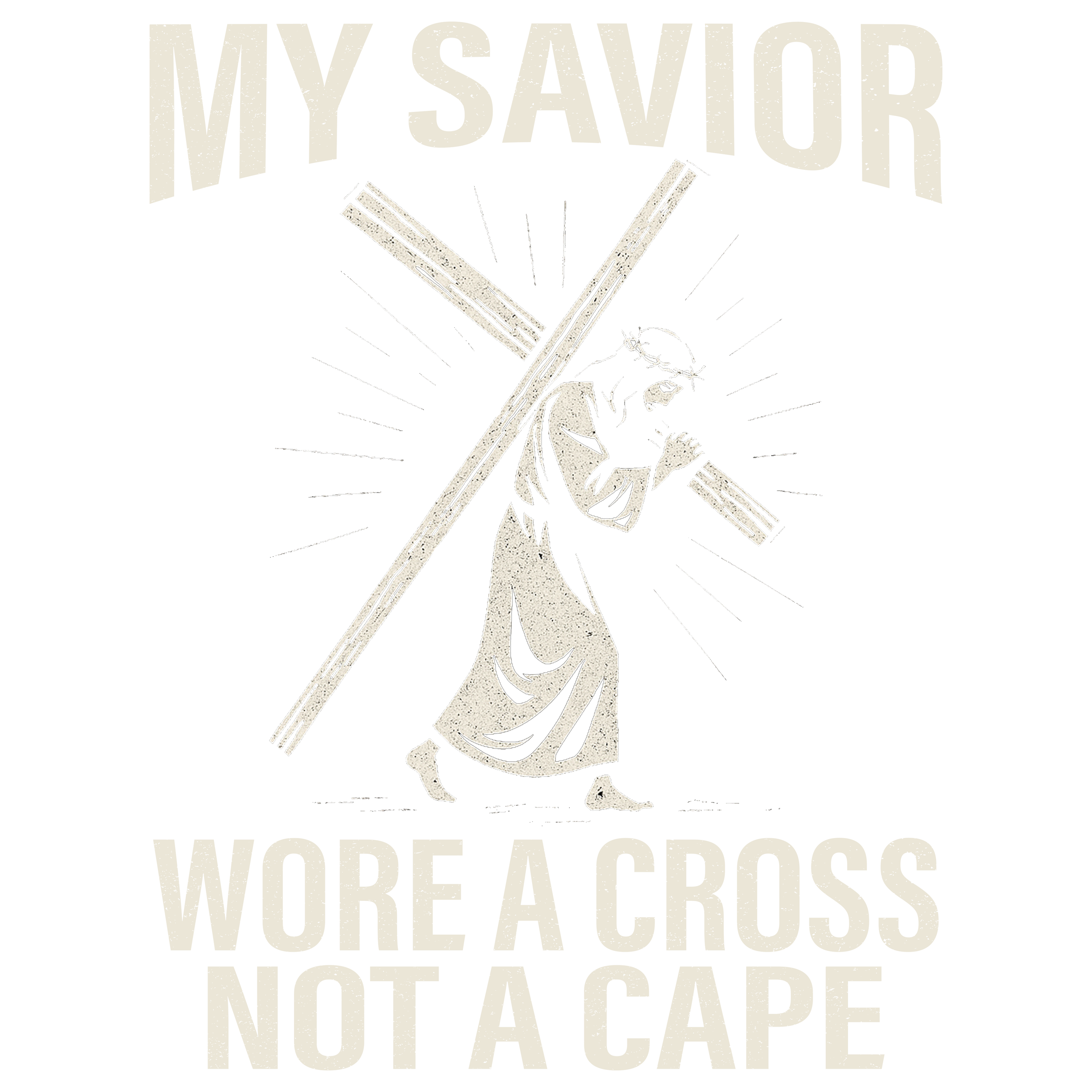 Christian 514 - My Savior Wore A Cross Not A Cape